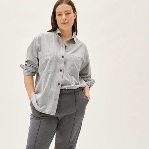 Everlane Organic Cotton Flannel Shirt - Size 00